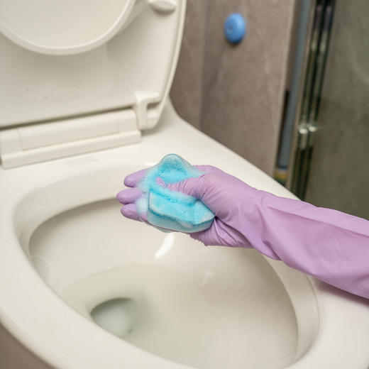 【秉秀第三代磁吸马桶刷】 打造浴室美学空间❤️ ✅三角刷头🔺360°随意转动，无惧各种死角，马桶缝隙都🉑照顾到 ✅磁吸挂壁，免钉免打孔，不伤墙面 商品图1