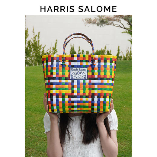【HARRIS SALOME】手工造物系列编织手提菜篮子包 商品图5