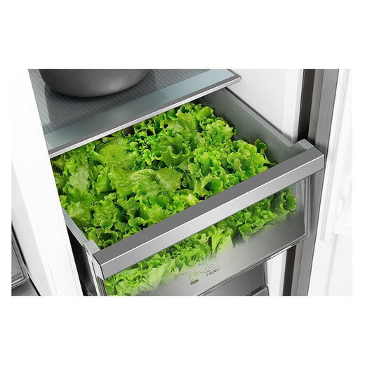 美的（Midea）601/605升对开门双开门风冷无霜一级双变频净味大容量家用电冰箱 线下同款BCD-605WKGPZM石砾青 商品图3