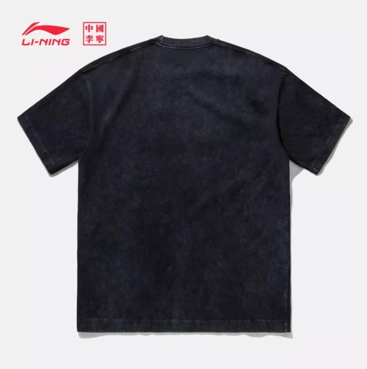 中国李宁T恤男女新款情侣休闲上衣宽松运动服AHSU207 商品图4