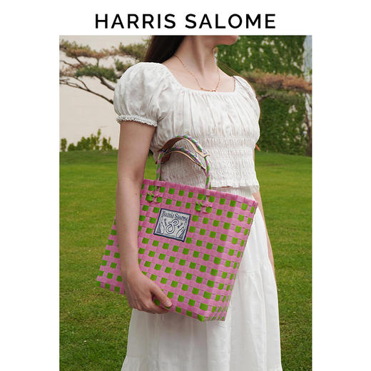 【HARRIS SALOME】手工造物系列编织手提菜篮子包 商品图6