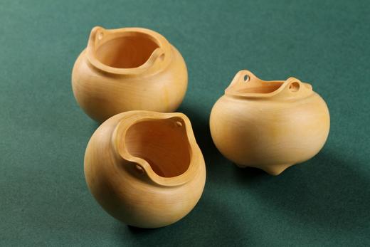 SDCC0052°禅茶空间系列.黄杨木香炉 商品图4