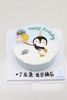 企鹅手绘蛋糕 商品缩略图0