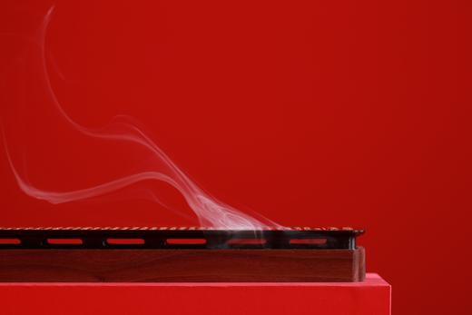 SDCC0078°紫光檀+胡桃木 | 金粉心经香盒 商品图2