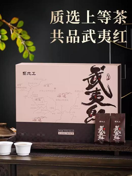 【新品上市】元正国民红茶系列·武夷红210g精致礼盒装 商品图1