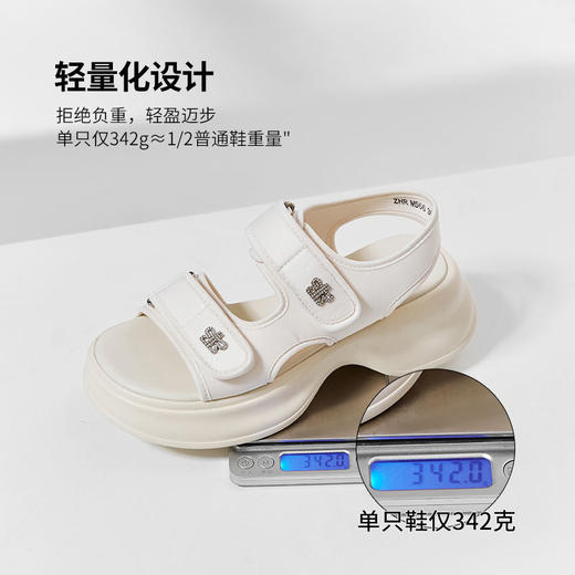 ZHR则则凉鞋女夏季2024年新款百搭仙女风厚底气质休闲运动女鞋 商品图2
