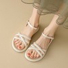 ZHR休闲简约外穿凉鞋女2024新款法式罗马细带平底优雅仙女风女鞋 商品缩略图0