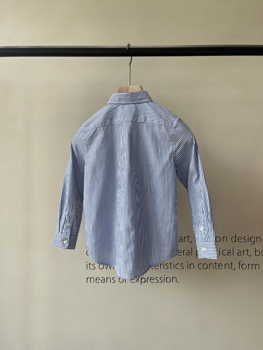 现货 THS 4.28-无 RL家 童装 细条纹学院风长袖衬衫 2色 CG018 商品图6