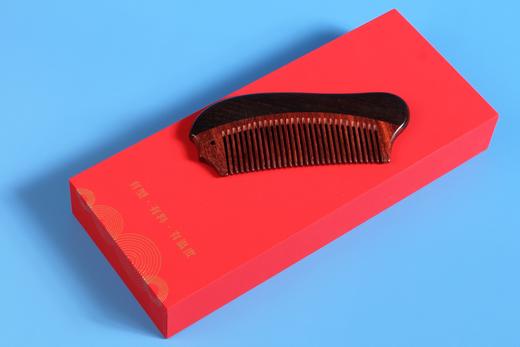 LP0062°鱼型榫卯结构紫檀梳 商品图2