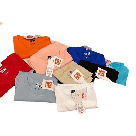「29.9元包邮！数色可选」UnIqIo U衣库U家潮短袖T恤夏季纯棉糖果彩色圆领男女同款11色带标 商品图4