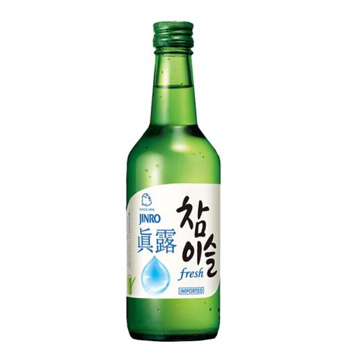 真露（JINRO）烧酒-韩国进口16.5°竹炭酒-360ml 商品图0