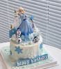 冰雪奇缘女孩周岁生日蛋糕 商品缩略图0