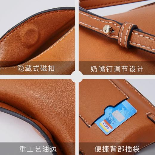 2022新款时尚迷你小包包复古真皮女包单肩斜挎手机包女 商品图3