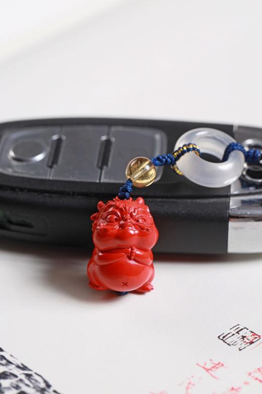 GJXJ0347°朱砂【小霸王】 挂件 商品图4