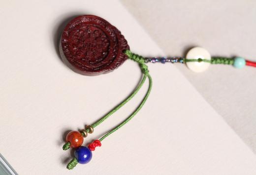 GJXJ0371°遇见吉祥·紫檀手机/钥匙挂件 商品图2