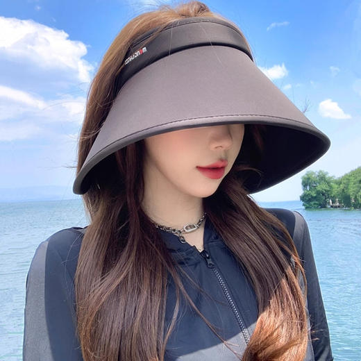 【前1000名送口罩】环绕式遮阳帽女加大帽檐空顶帽（4-422） 商品图6