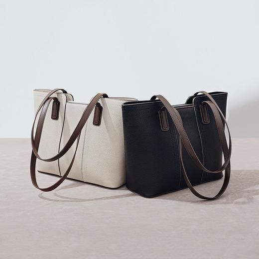 头层牛皮托特包2024新款时尚简约手提包通勤百搭大容量真皮单肩包 商品图1