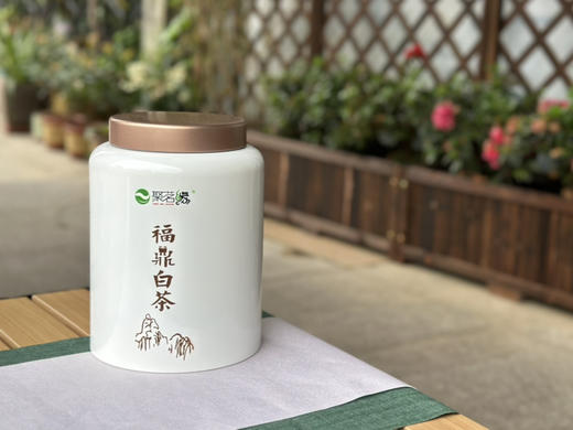 福鼎白茶｜【白牡丹】2020年高级花香白牡丹，一芽一二叶，白毫满披，花香馥郁，滋味醇厚，韵味十足，坚持每日一杯，对健康大有裨益～轻奢圆筒罐装，密封防潮防异味性能高，馈赠收藏自饮俱佳，规格150g*1罐 商品图1