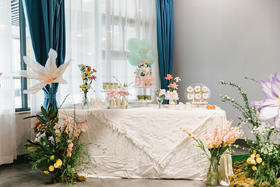 韩式ins风甜品台