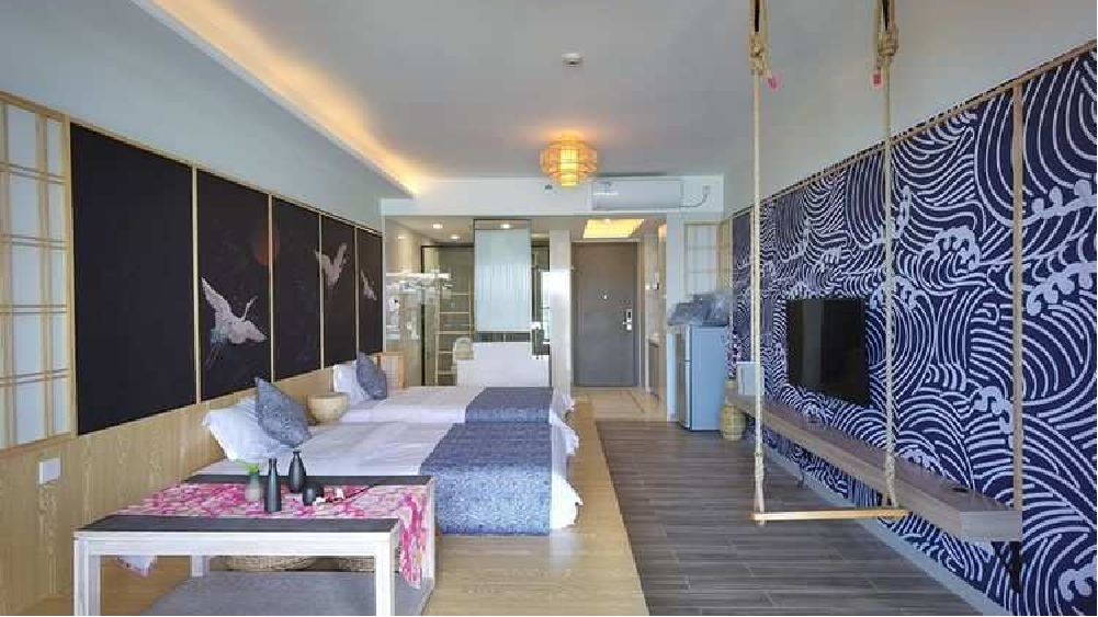 樱漫主题海景双床房