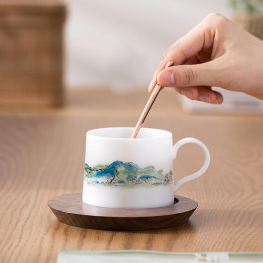 【积分】千里江山咖啡杯 商品图0