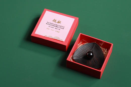 SDCC0083°粽叶茶杯垫/紫光檀圆珠香插 商品图1