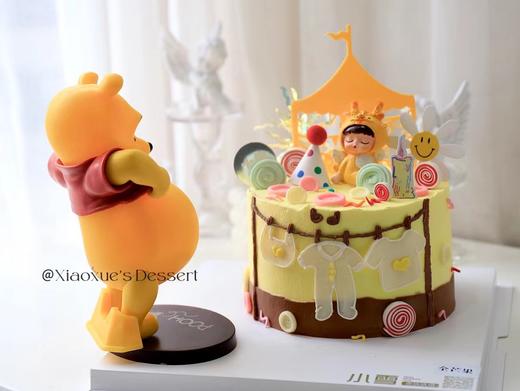 维尼熊蛋糕（提前一天预定）送孕妈妈 商品图0