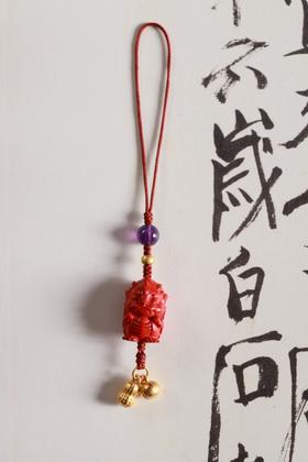 GJXJ0353°“龙”重登场｜朱砂龙手机挂件