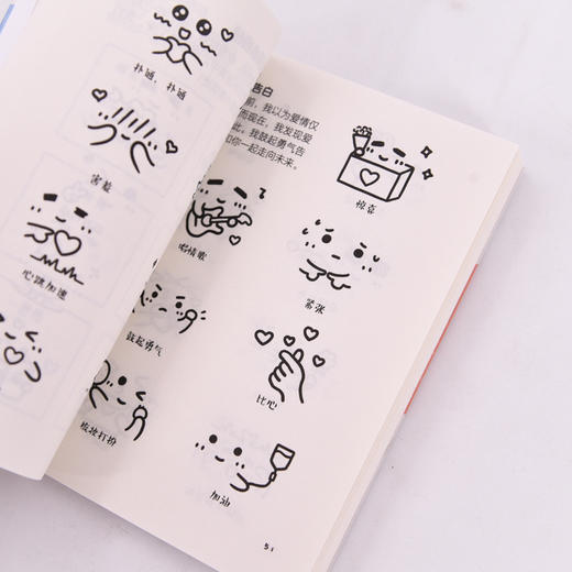 传纸条的小表情 超可爱简笔画表情素材集 商品图2