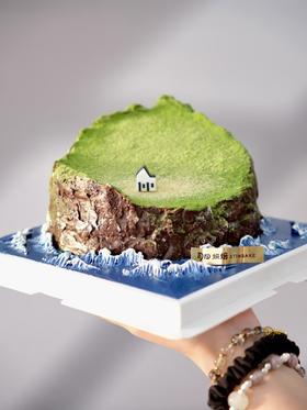 微景观海岛蛋糕
