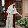 AHM-mnm8853夏季复古汉服套装新中式国风优雅宽松改良旗袍上衣半身裙两件套 商品缩略图3
