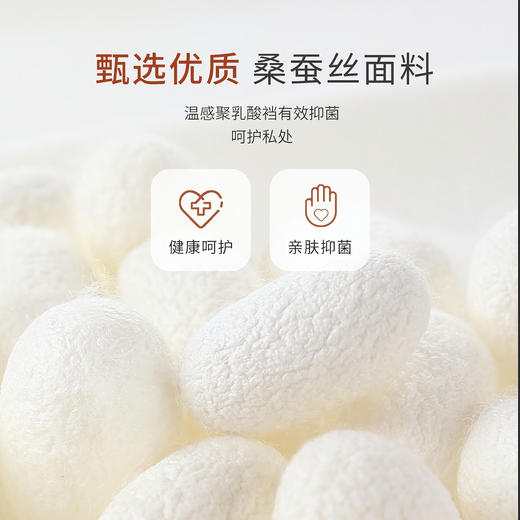 洁丽雅磨绒保暖女士内裤3条装 商品图3