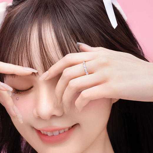 【心月之恋戒指】Fanci银饰 幻梦心月系列 轻奢小众礼物送女友 商品图4