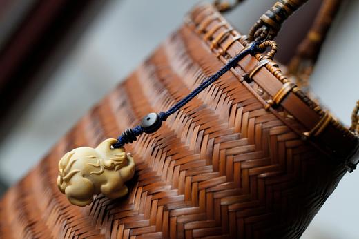 GJXJ0057°小叶黄杨独角兽钥匙扣挂件 商品图3