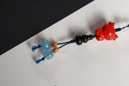 GJXJ0354°祥龙纳福｜朱砂龙年题材手机/钥匙 商品图1