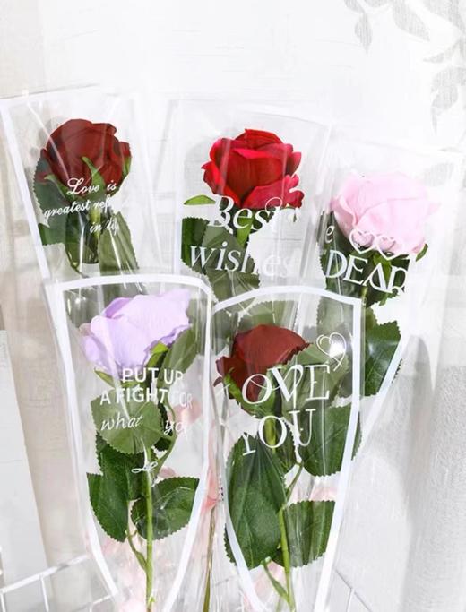 新品透明英文单支袋 商品图1