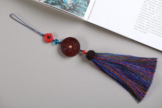 GJXJ0357°智慧·紫檀流苏挂件 商品图2