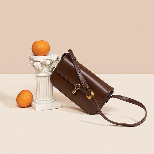 2023新款小方包时尚简约单肩包高级感豆腐包牛皮腋下包女斜挎复古 商品图1