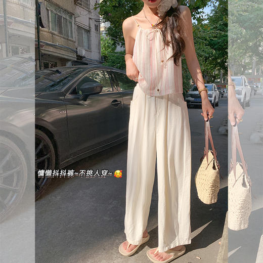 <曾小咸推荐>【出门吸氧】四色超垂凉凉裤萝卜裤 商品图1