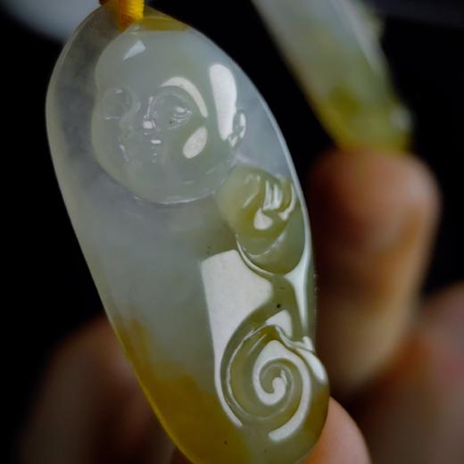 黄翡俏色【招财童子】（特） 商品图9