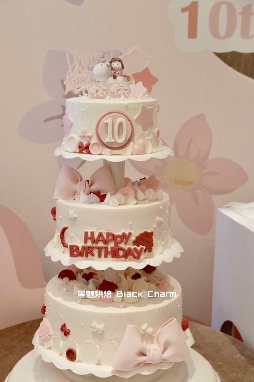 粉色女孩定制(三层)（提前三天预定） 商品图0