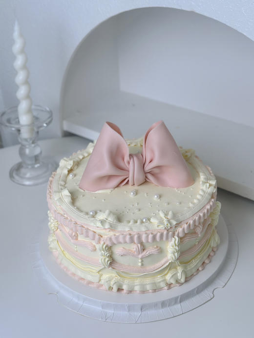 复古裱花蛋糕（翻糖款） 商品图0