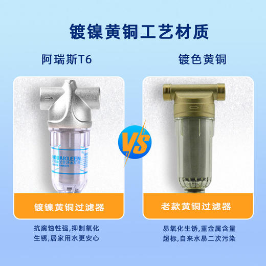 阿瑞斯系列-T6黄铜镀镍前置过滤器 直冲虹吸前置过滤无铅黄铜材质 商品图4