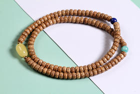 CZPT0026-1°高品质陈籽星月菩提佛珠男女手串