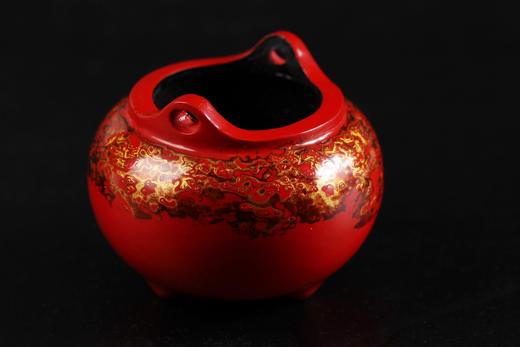 SDCC0022-3°大漆小炉意/仿古宣德炉 商品图2