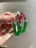 玻璃种艳绿小米珠耳环【4251304】具体价格微信咨询 商品缩略图1