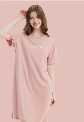 FF竹纤维女士竹棉休闲家居裙2321