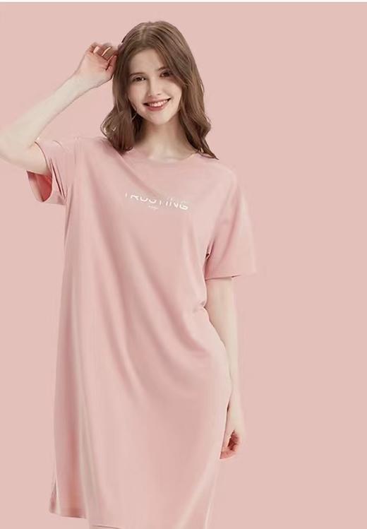 FF竹纤维女士竹棉休闲家居裙2321 商品图0