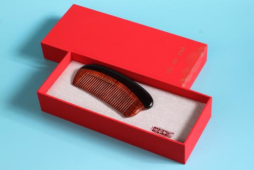 SDLP0004/LP0024°紫光檀+赞比亚紫檀双拼木梳 商品图1