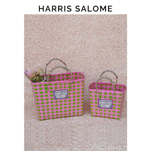 【HARRIS SALOME】手工造物系列编织手提菜篮子包 商品图3